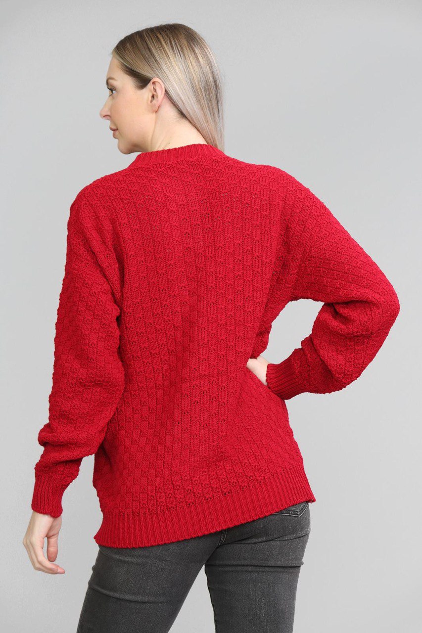 Stone Chunky Cable Knit Long Sleeve Cardigan For Women 20-22 - Dropwear