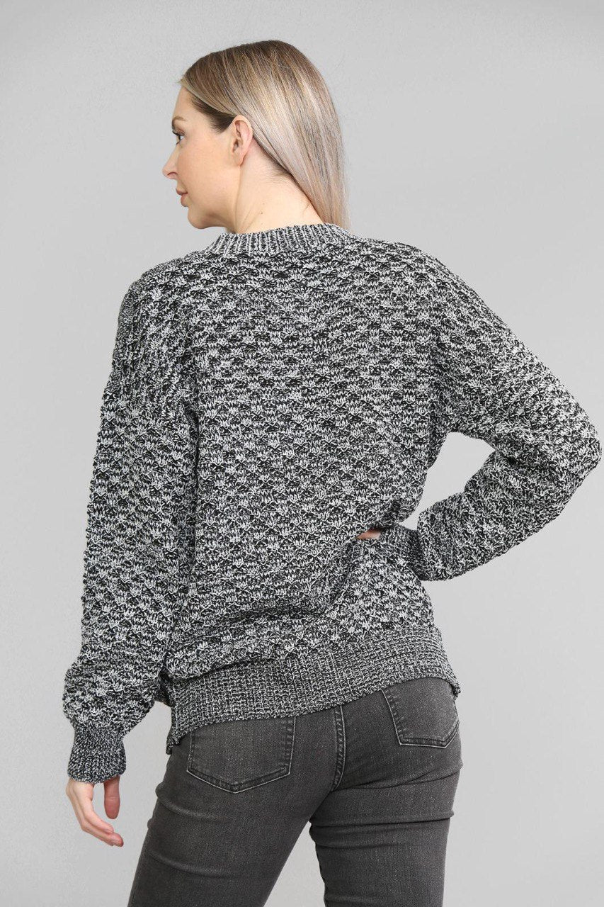 Baby Pink Chunky Cable Knit Long Sleeve Cardigan For Women 16-18 - Dropwear