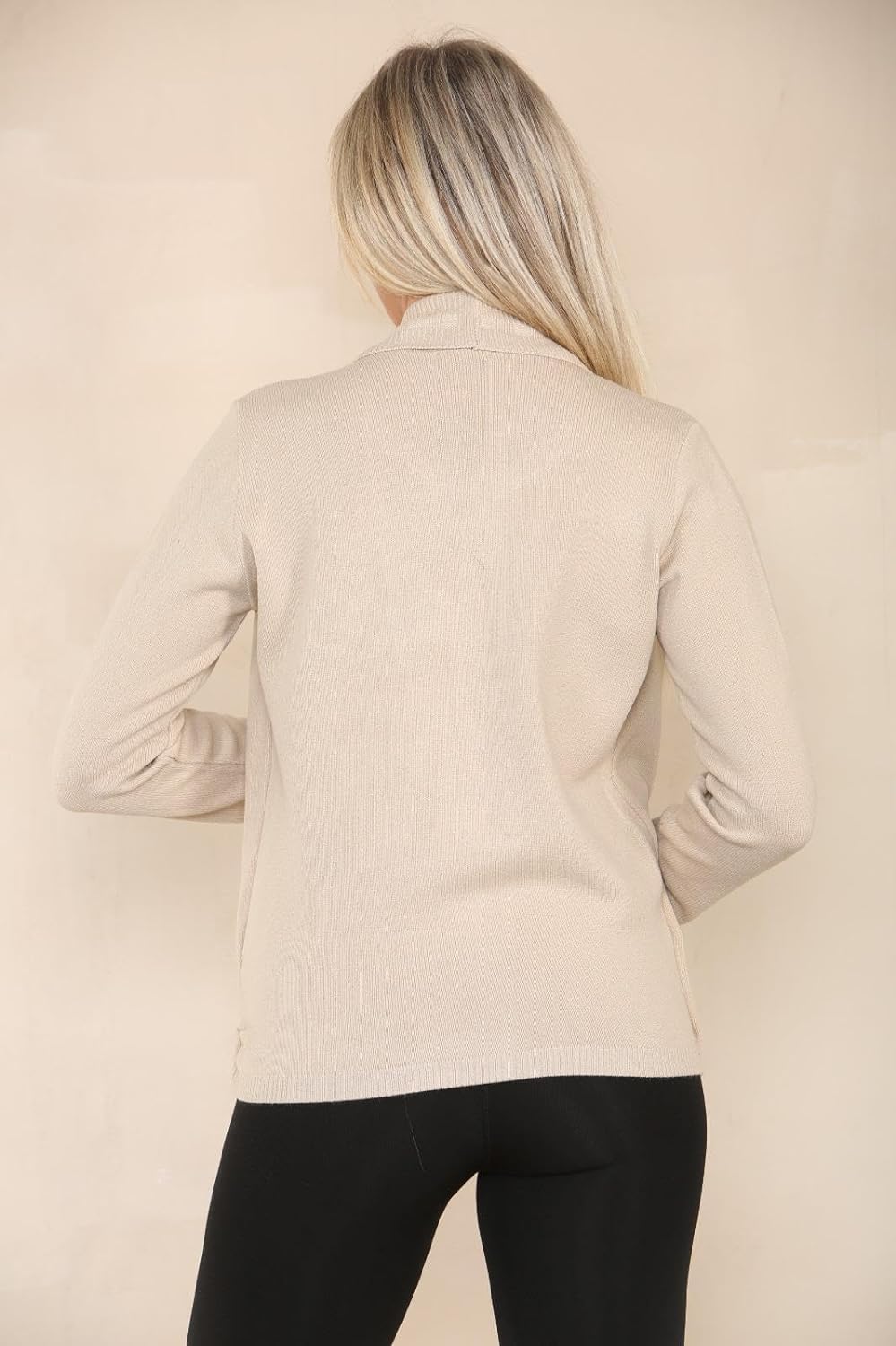 Black Twin Knitted Cardigan For Women 16-18 - Dropwear