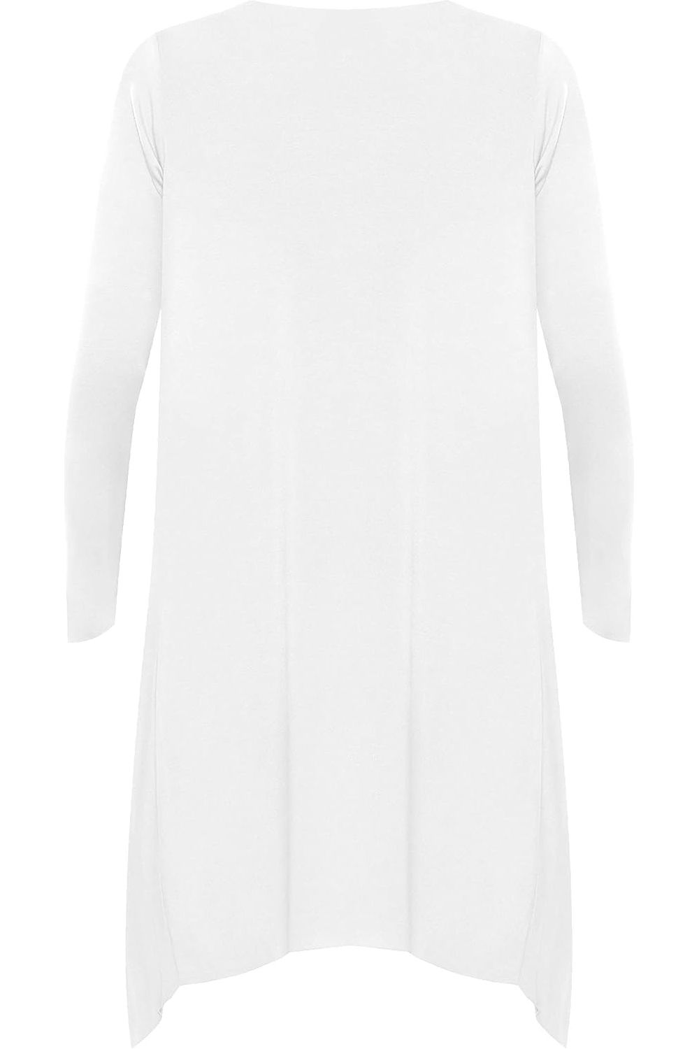 Wine Open Front Hanky Hem Longsleeve Cardigan For Women 26-28 - Dropwear