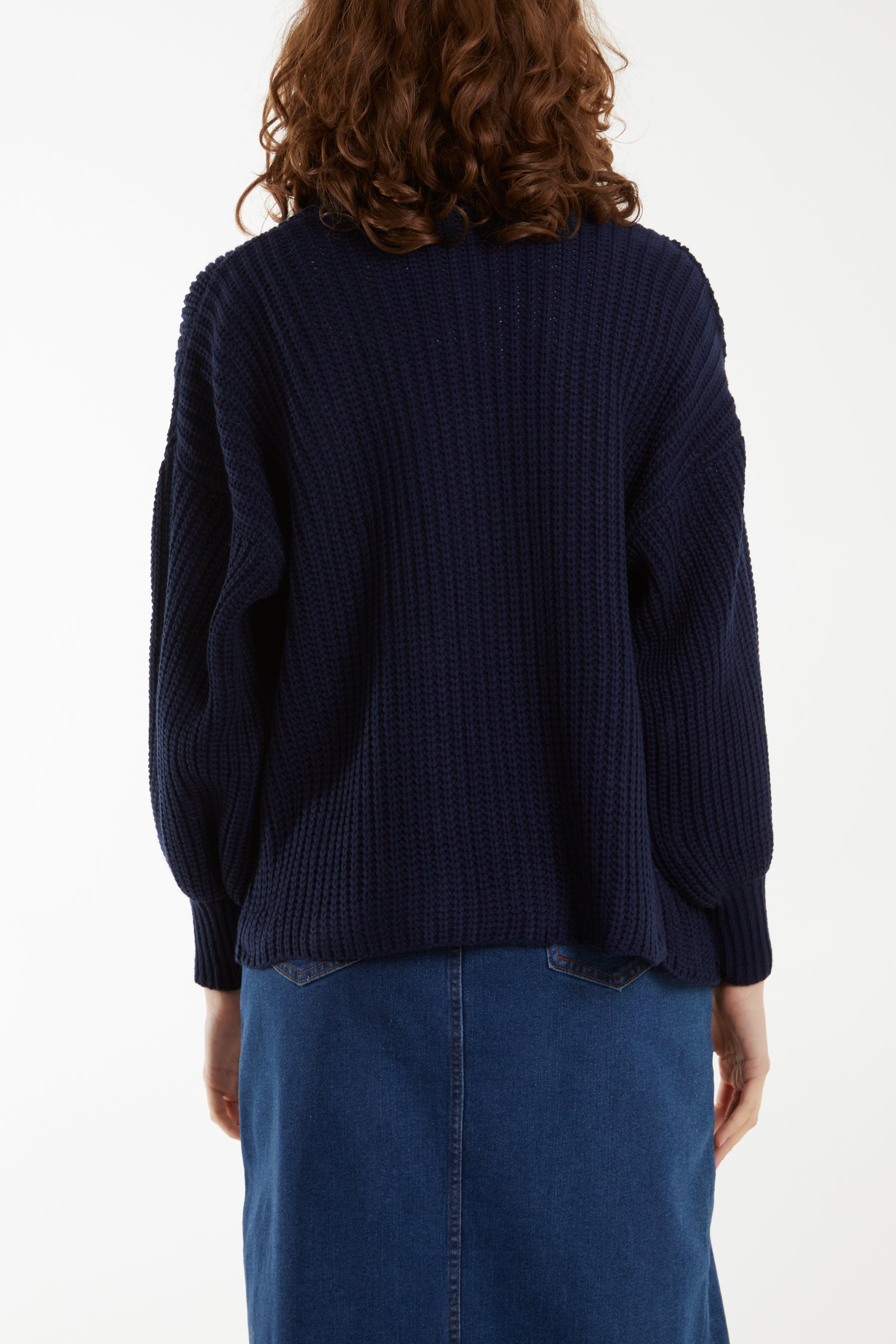 Khaki Edge To Edge Knitted Short Cardigan For Women ONE SIZE - Dropwear